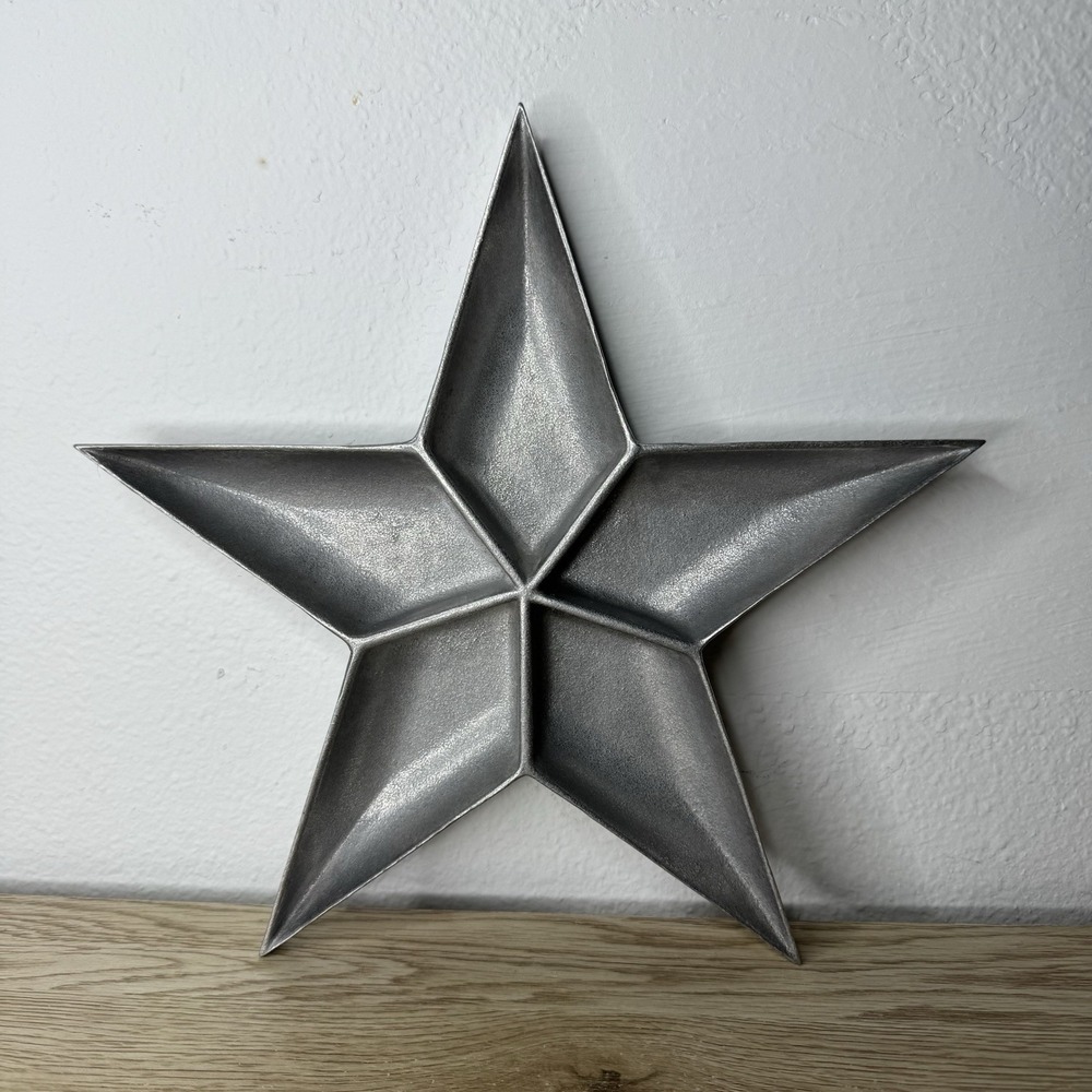 Wilton Armetale Pewter 5 Point Star Trinket‎ Serving Candy Dish Bowl Vintage